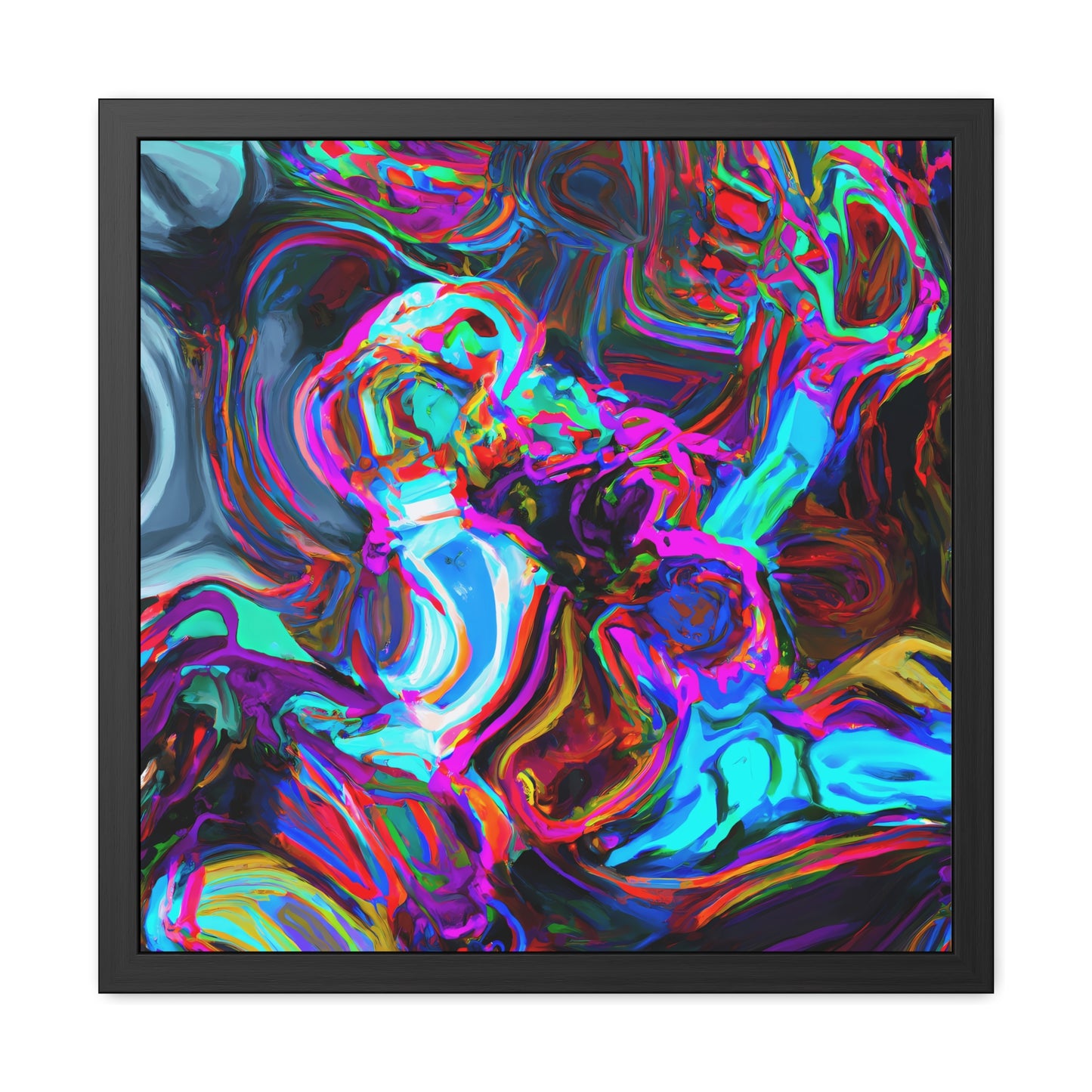 Fabstract 99 - on Framed Print