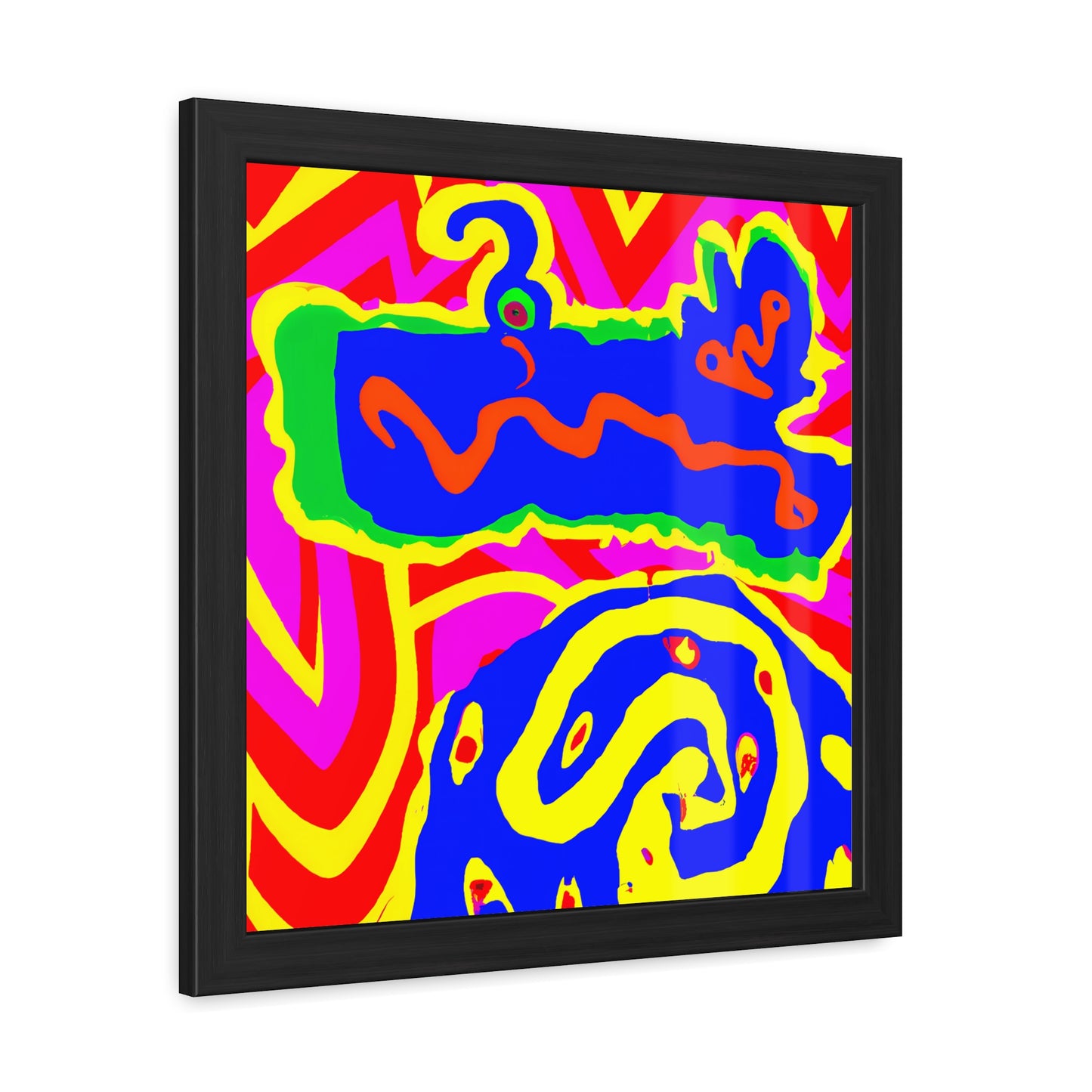 Fabstract 5 - on Framed Print