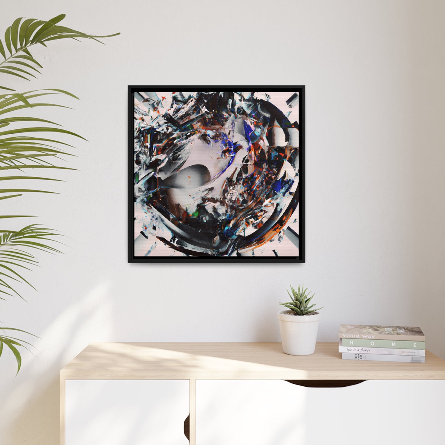 Temporal Flux 17 - on Framed Canvas