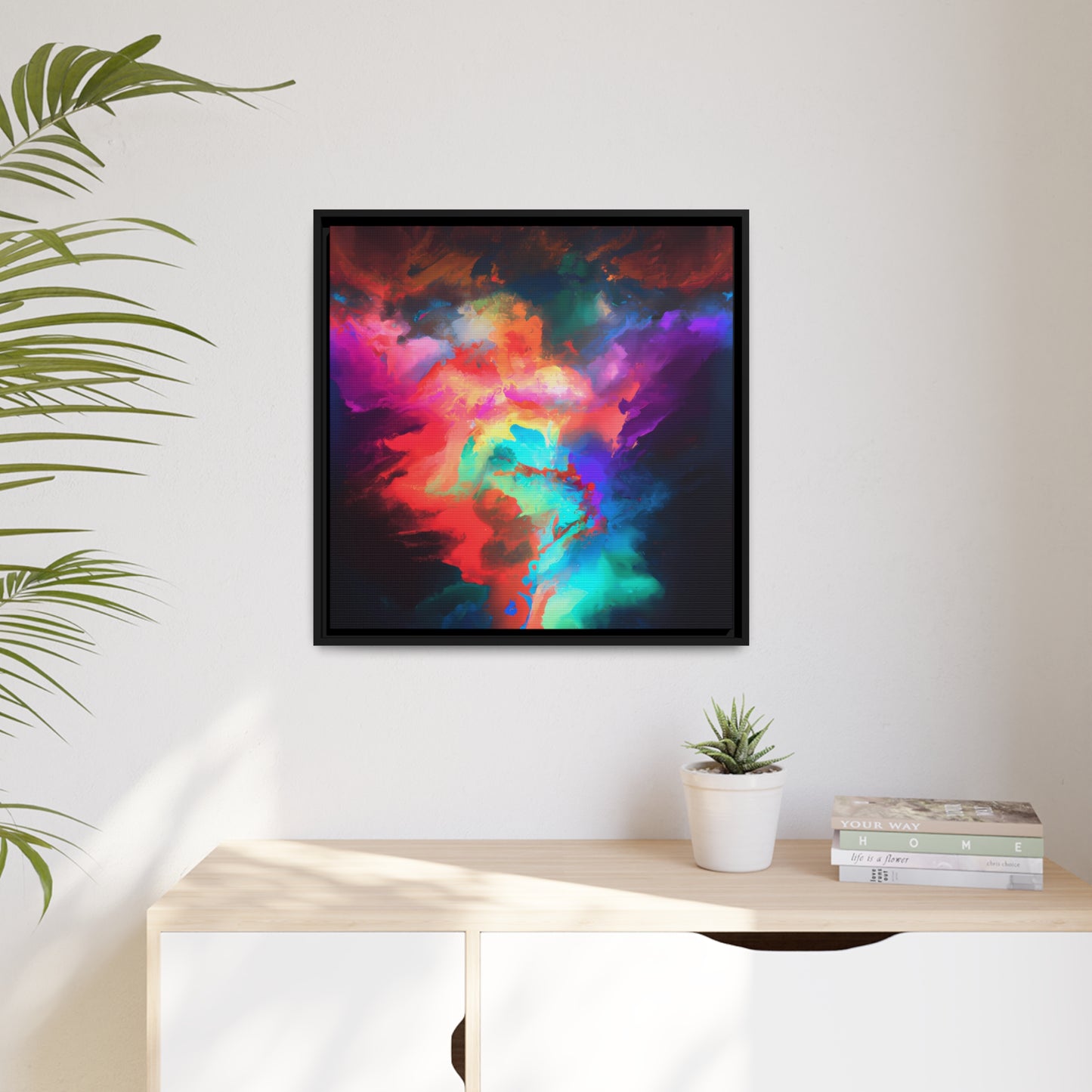 Quantum Euphoria 18 - on Framed Canvas