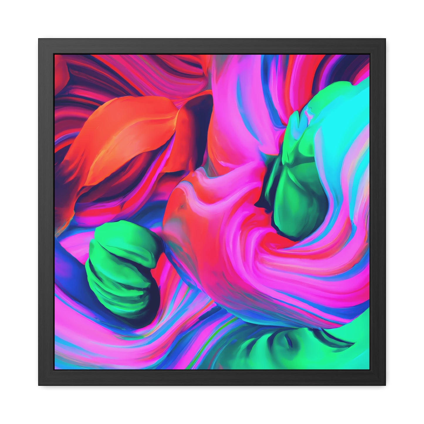 Fabstract 62 - on Framed Print