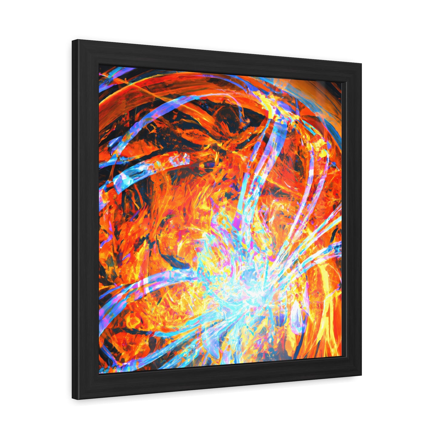 Fabstract 107 - on Framed Print