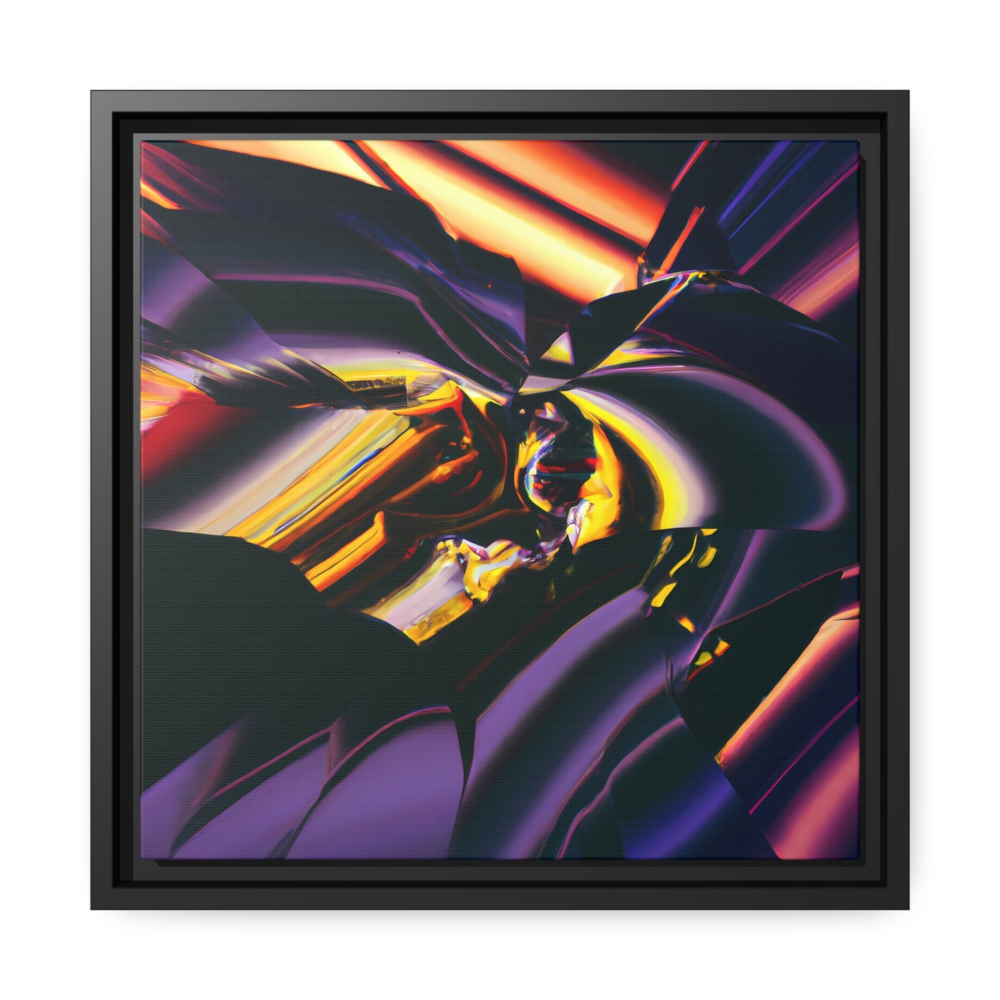 Temporal Flux 16 - on Framed Canvas