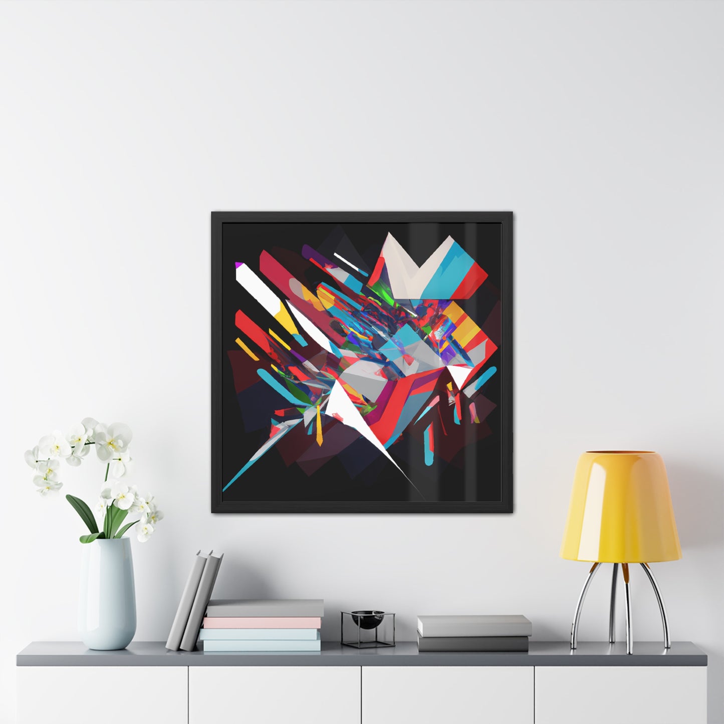 Fabstract 11 - on Framed Print