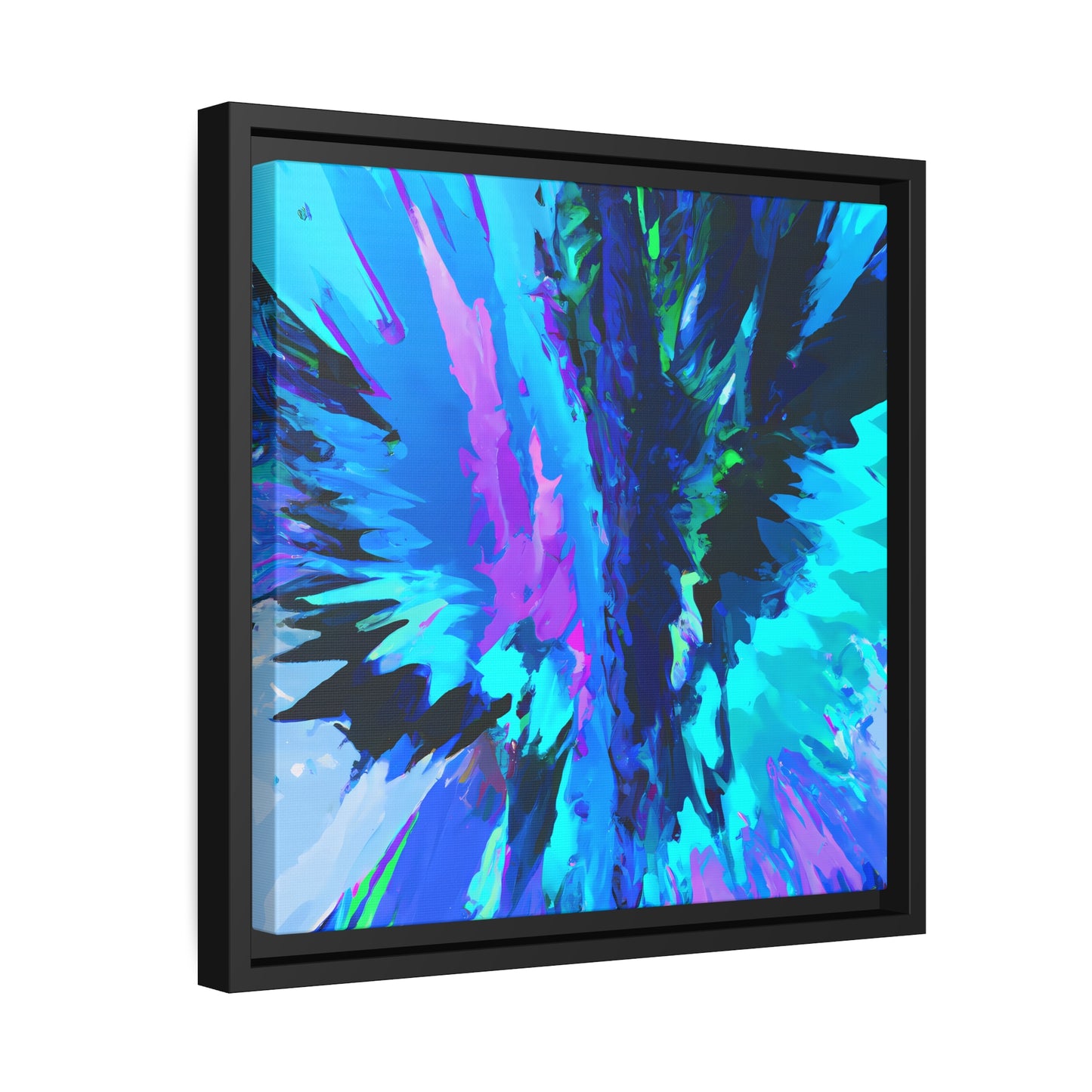 Fabstract 77 - on Framed Canvas