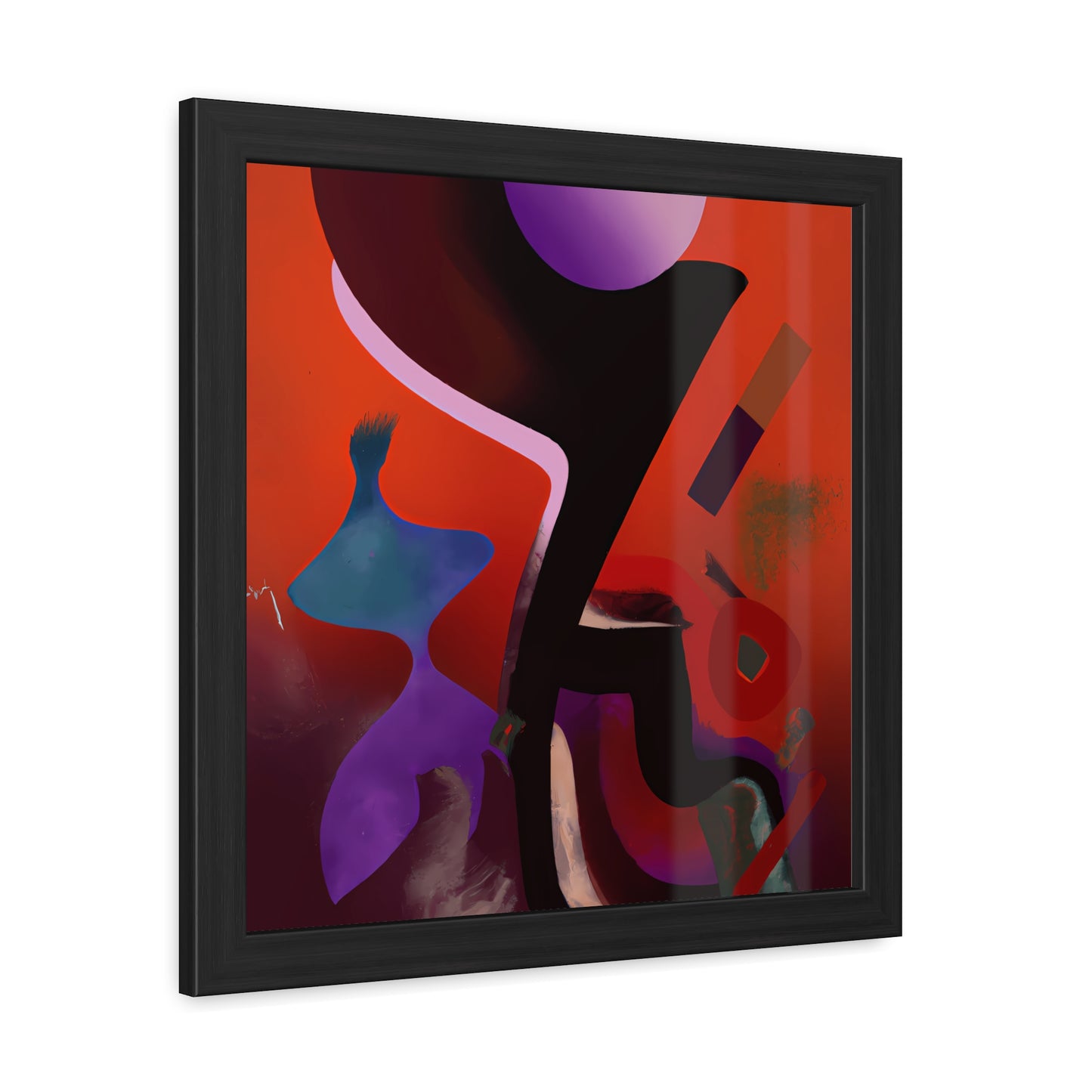 Fabstract 16 - on Framed Print