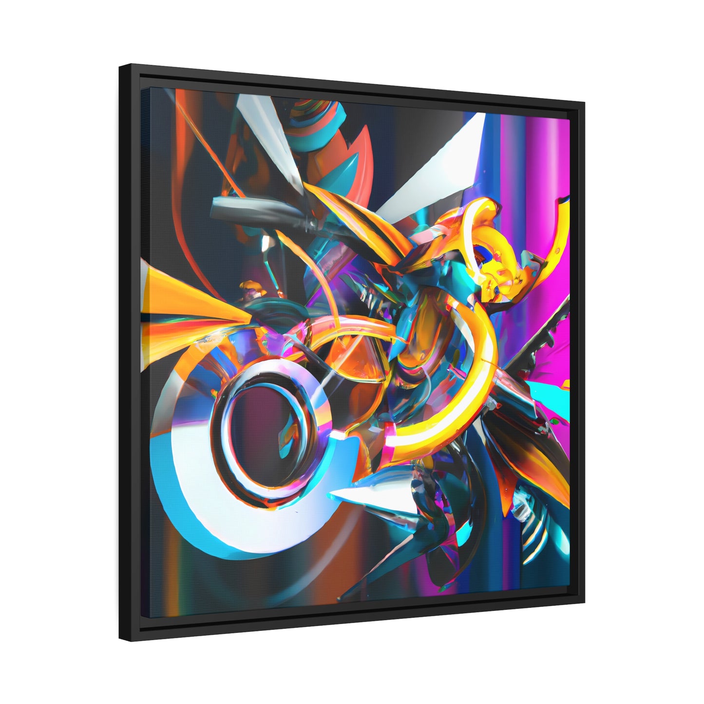 Temporal Flux 20 - on Framed Canvas