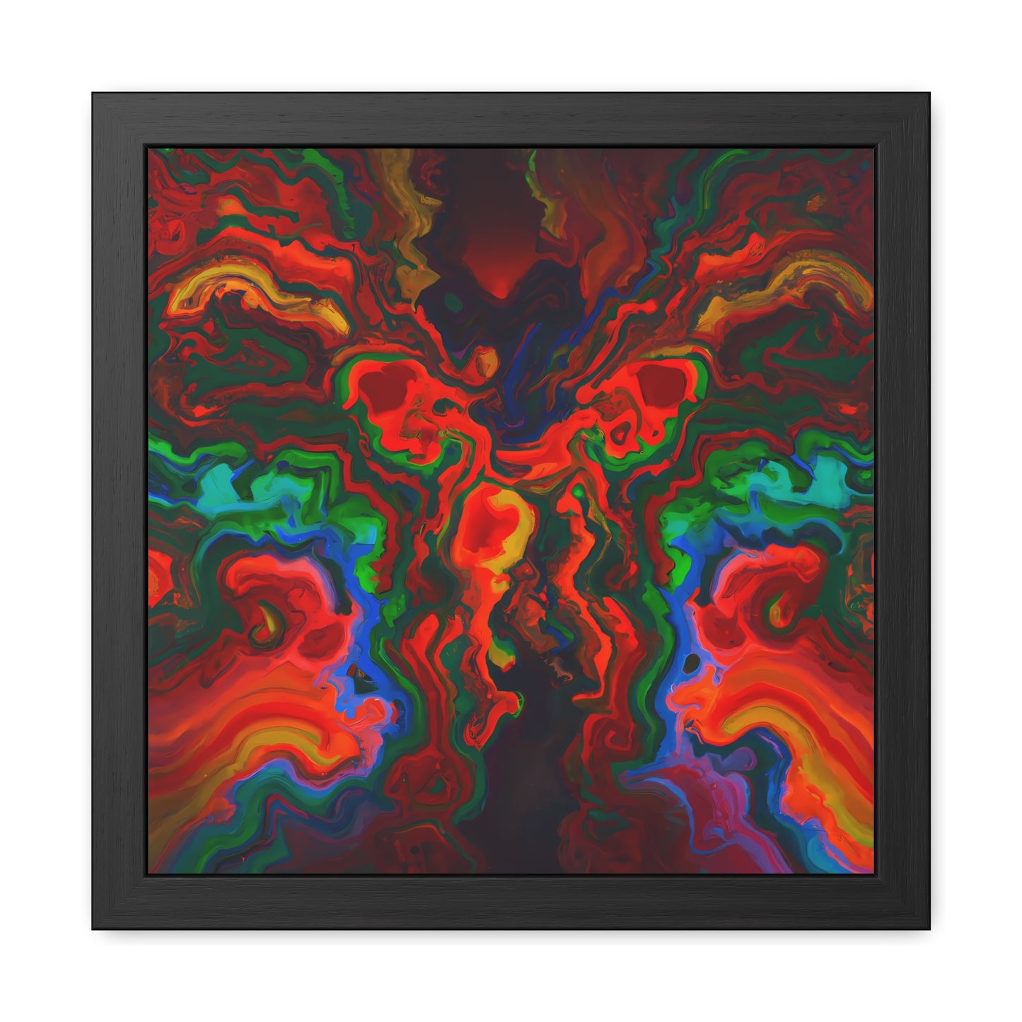 Fabstract 96 - on Framed Print