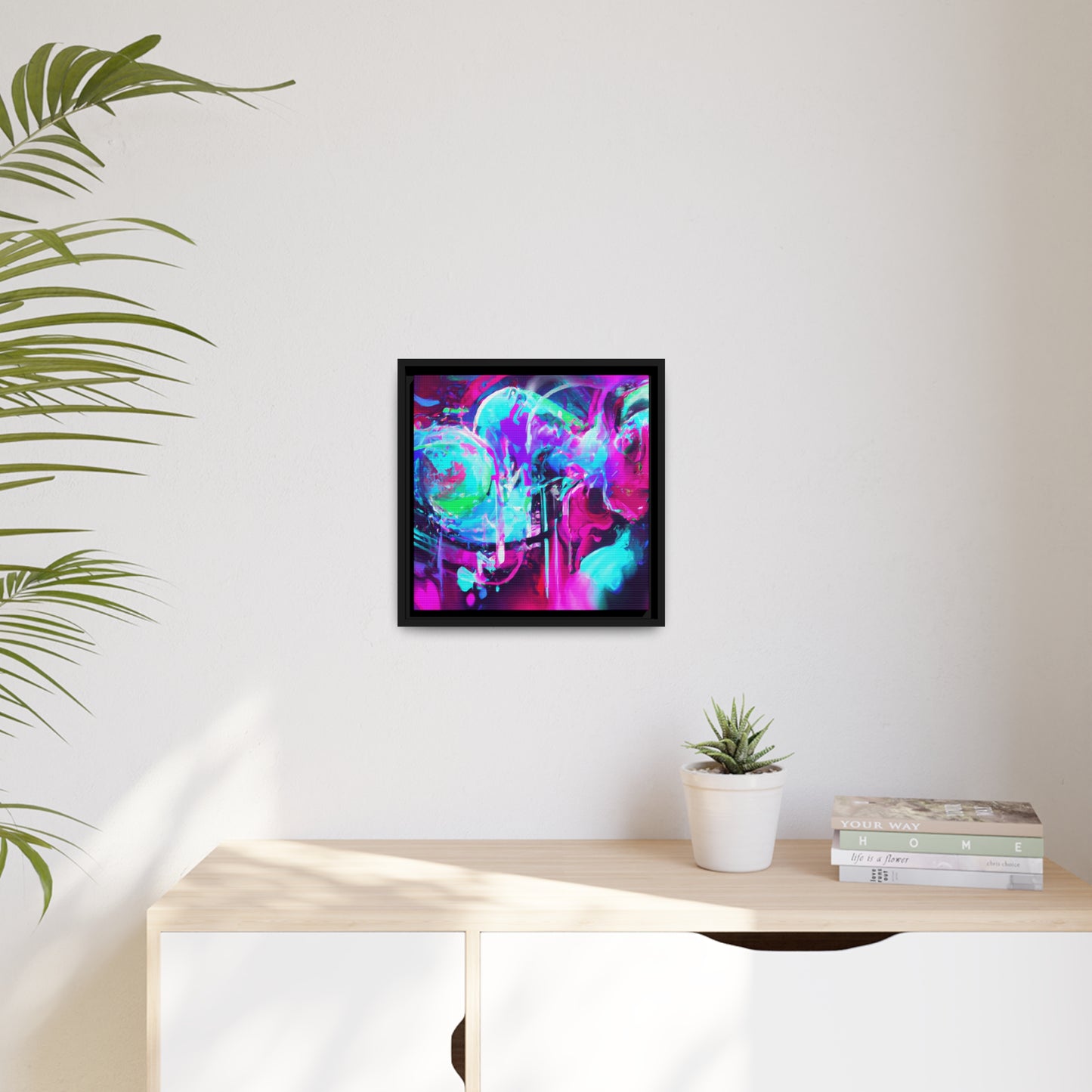 Future Graffiti 25 - on Framed Canvas