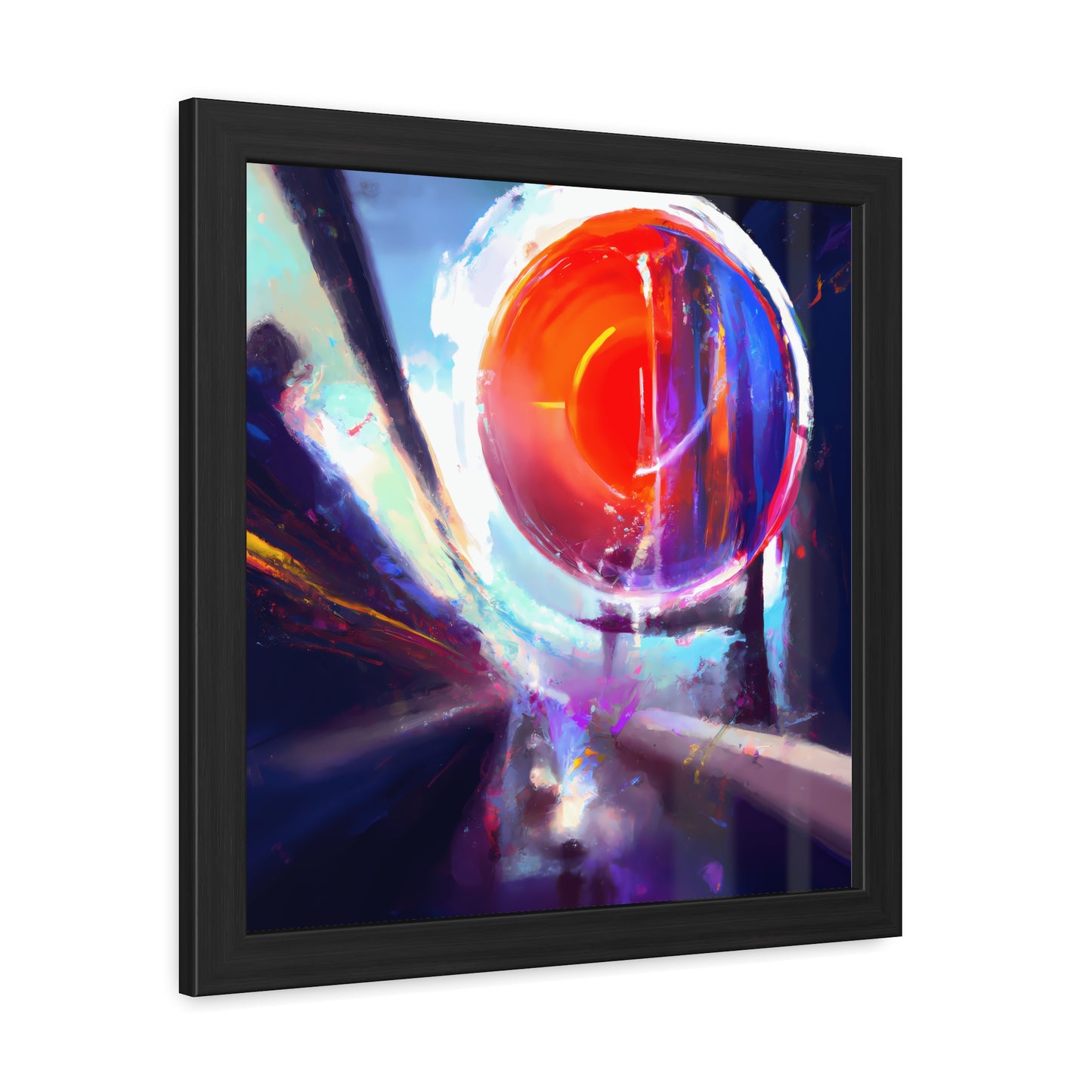 Fabstract 1 - on Framed Print