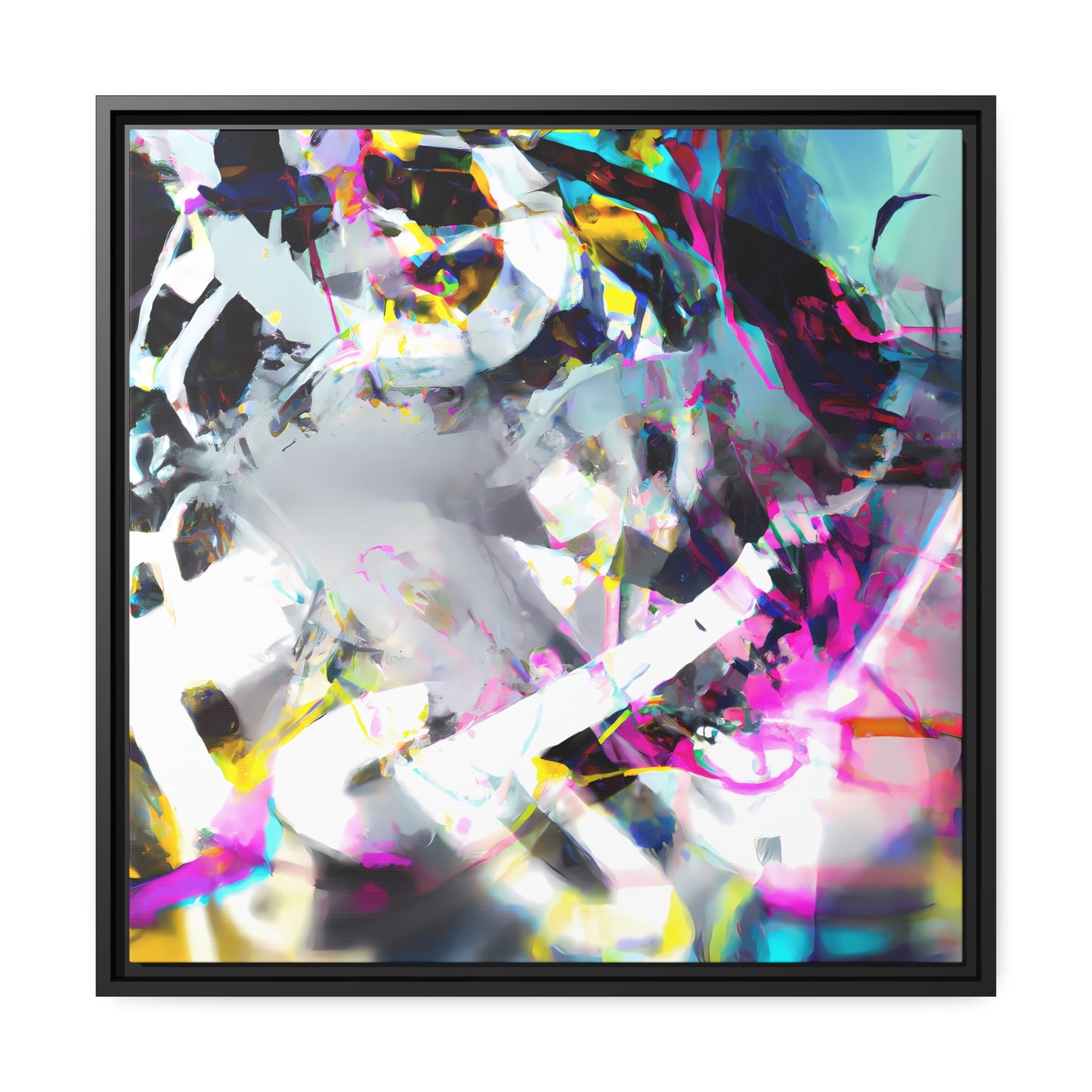 Future Graffiti 27 - on Framed Canvas