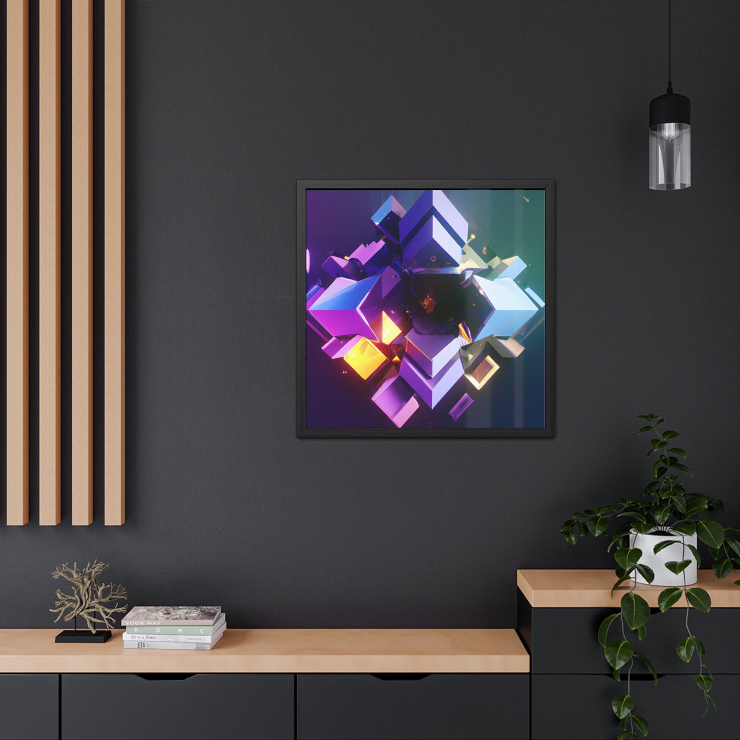 Temporal Flux 6 - on Framed Print