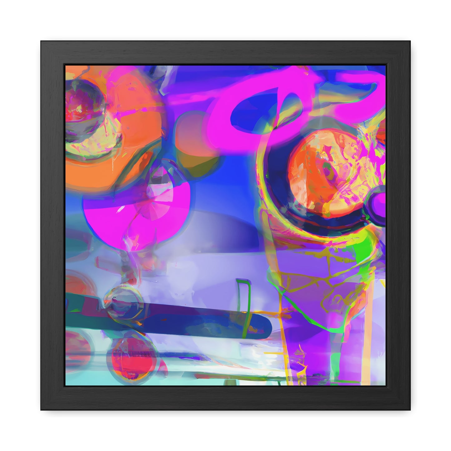 Future Graffiti 11 - on Framed Print