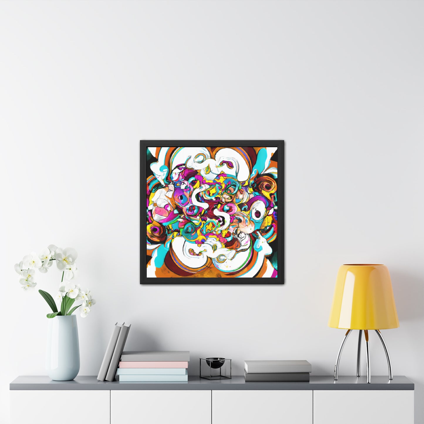 Fabstract 72 - on Framed Print