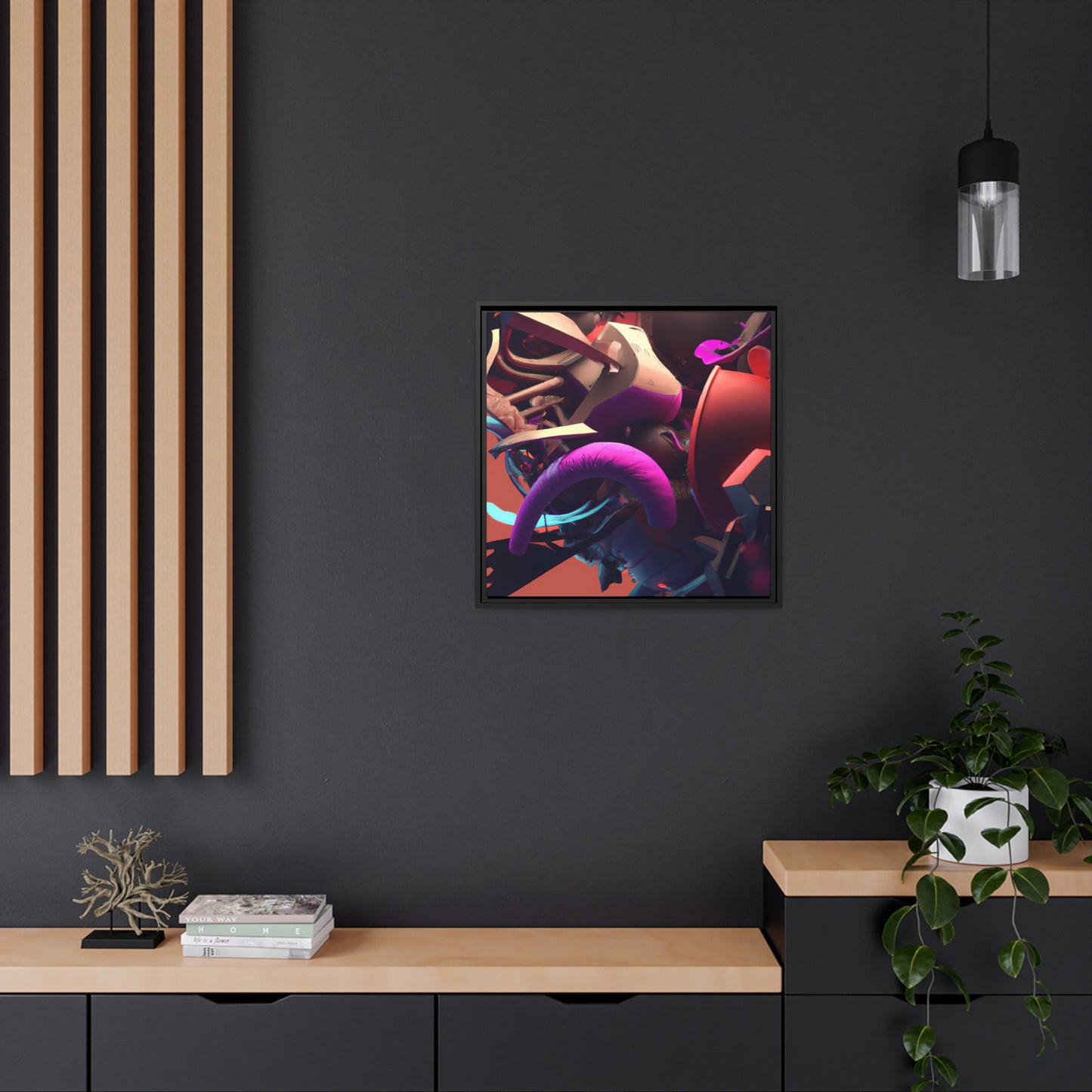 Temporal Flux 3 - on Framed Canvas