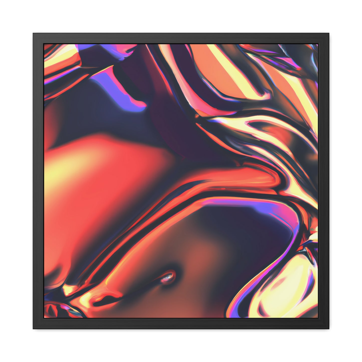 Neon Nexus 15 - on Framed Print