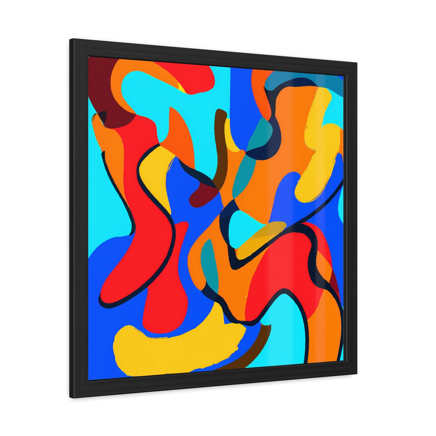 Fabstract 6 - on Framed Print