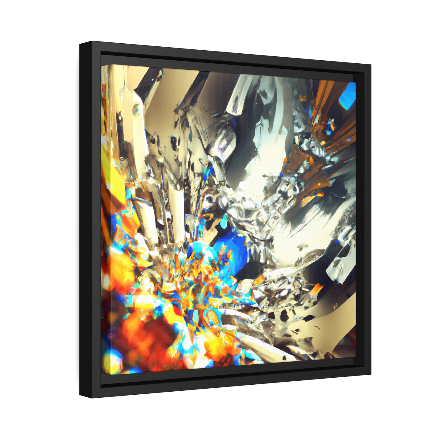 Temporal Flux 6 - on Framed Canvas