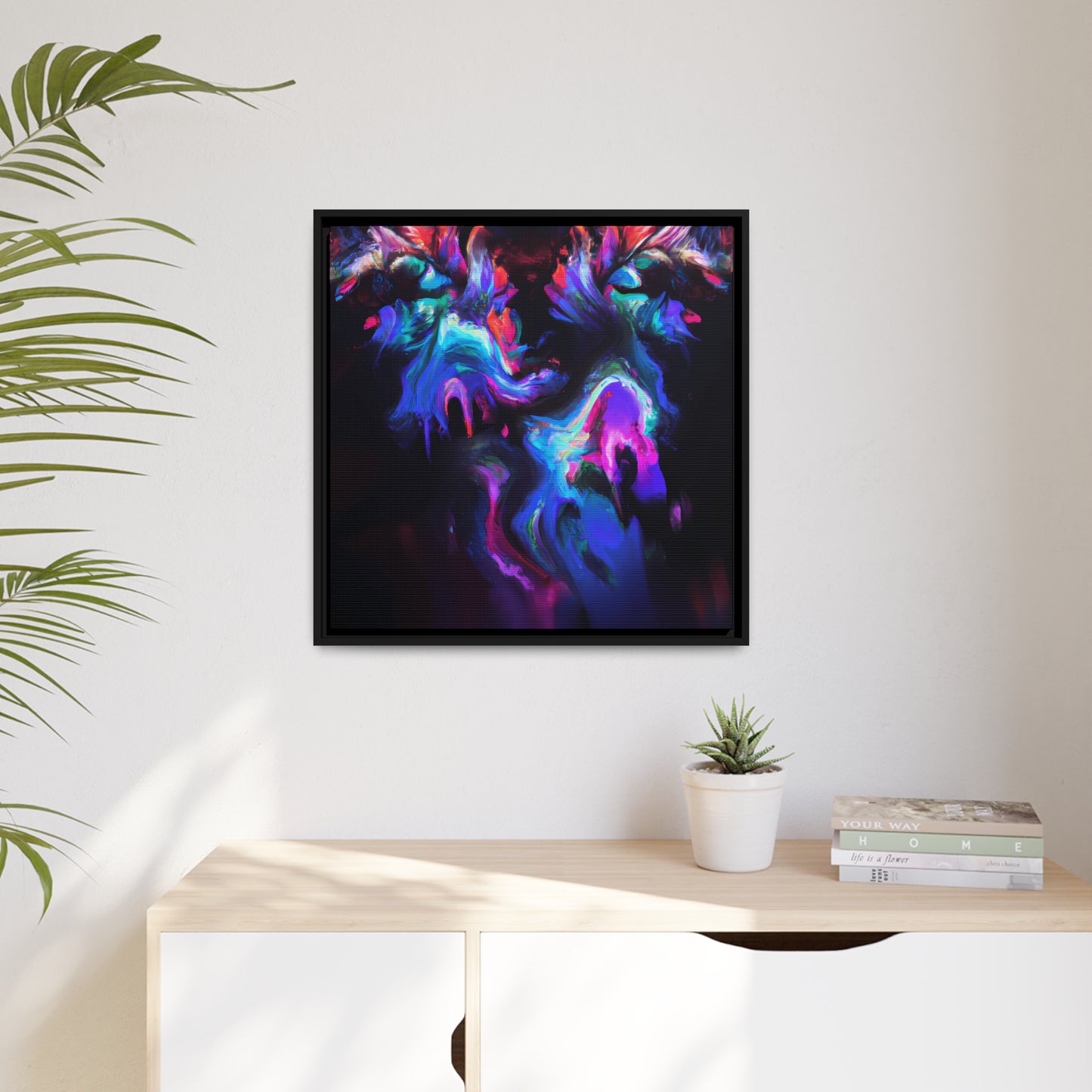 Quantum Euphoria 17 - on Framed Canvas