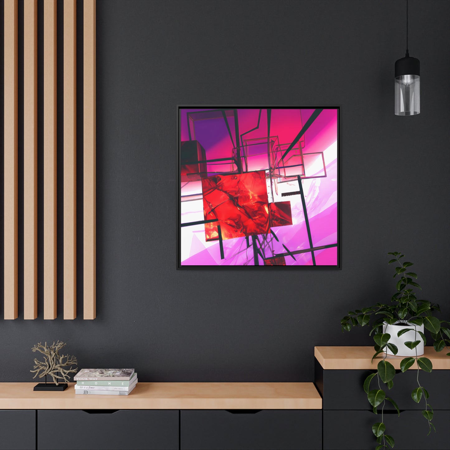 Temporal Flux 8 - on Framed Canvas