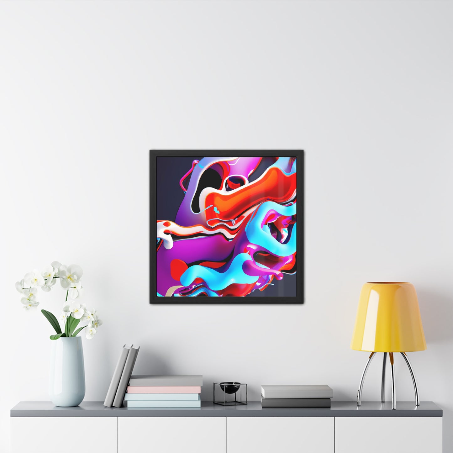 Fabstract 24 - on Framed Print