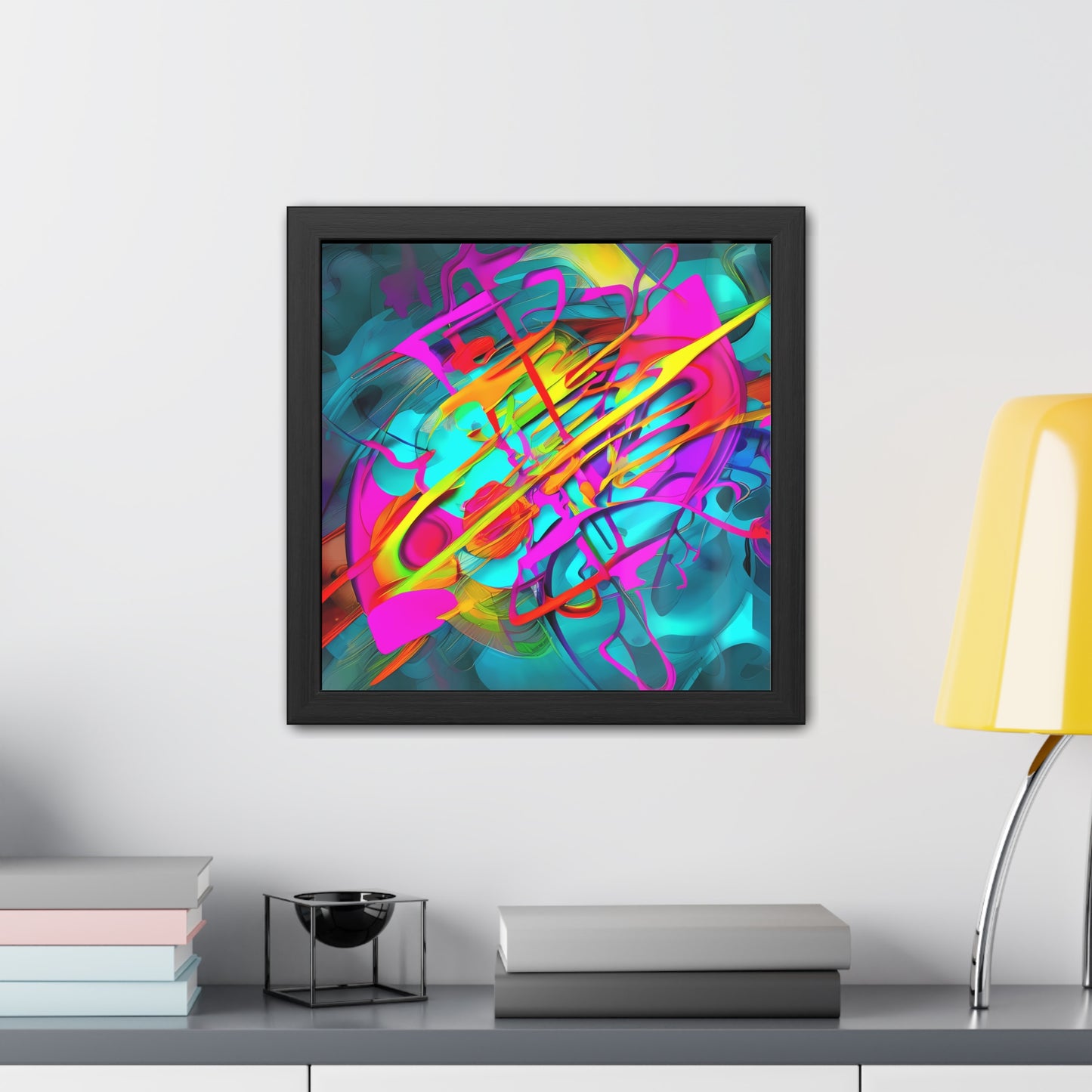 Fabstract 74 - on Framed Print