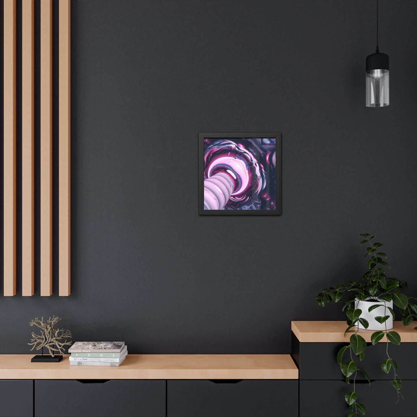 Temporal Flux 10 - on Framed Print