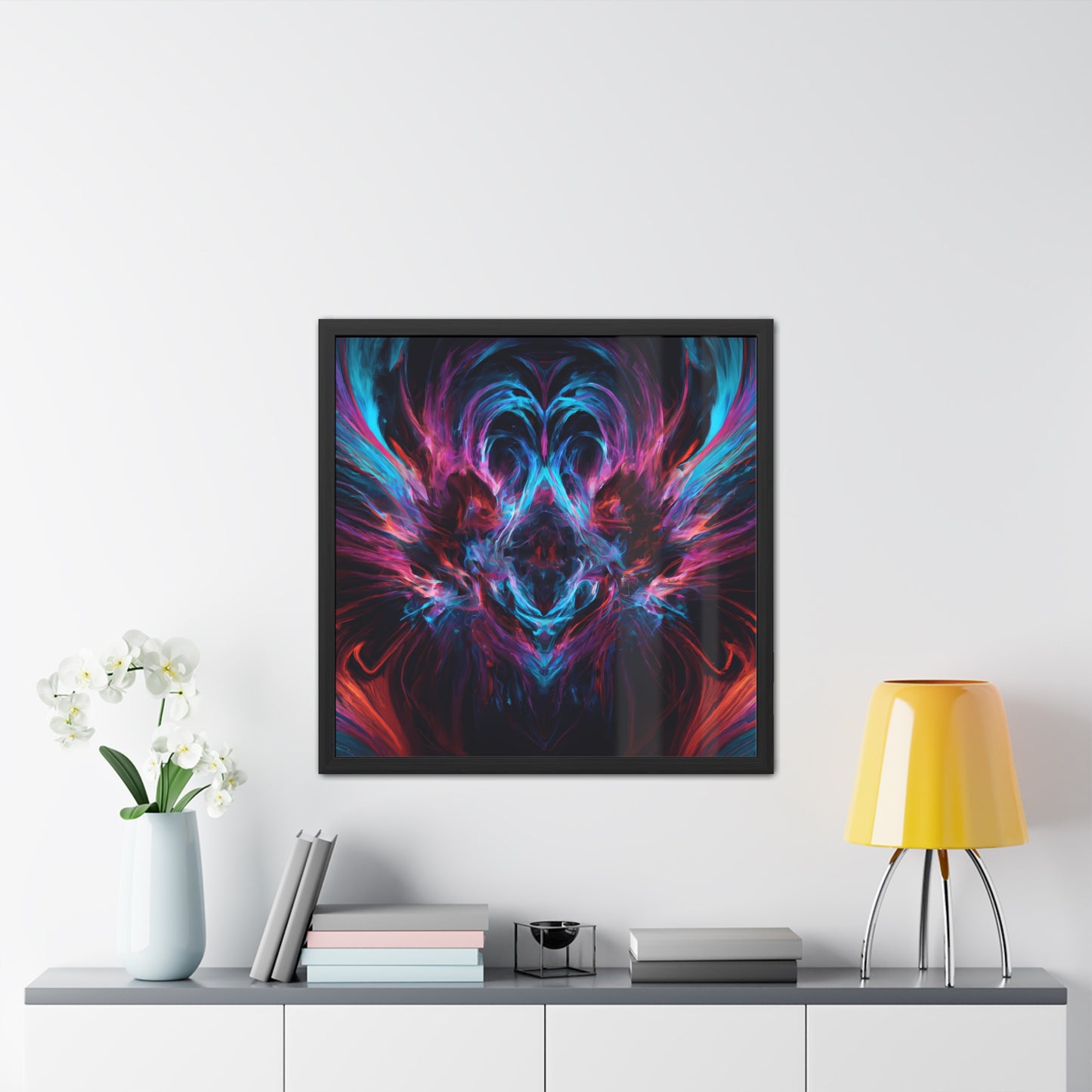 Fabstract 110 - on Framed Print