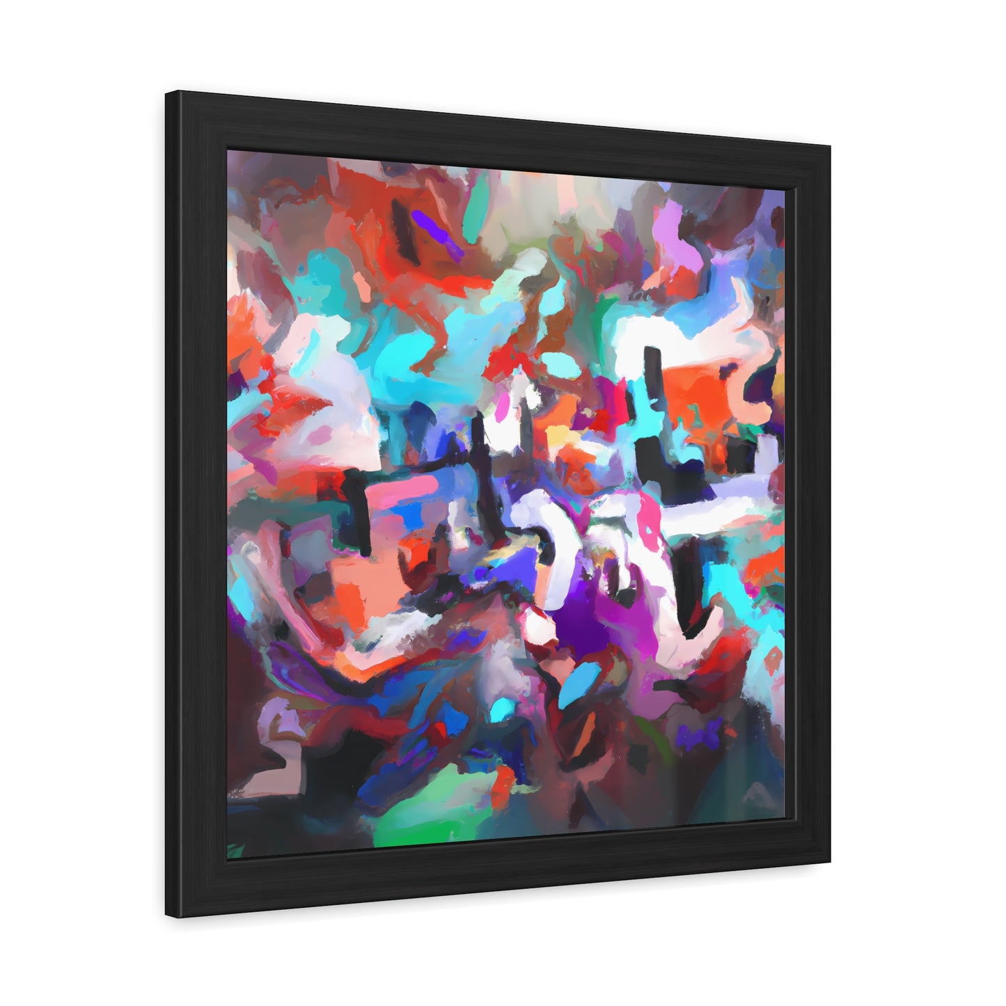 Fabstract 75 - on Framed Print