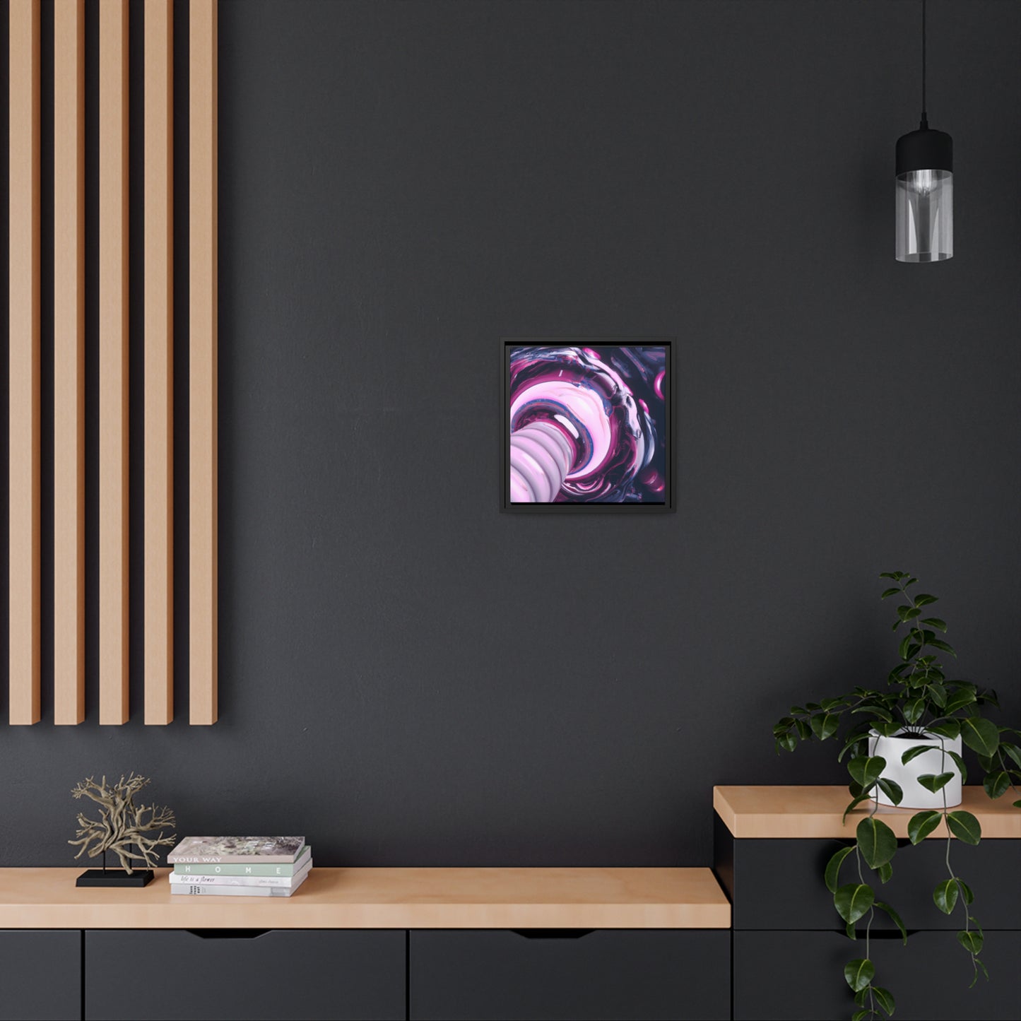 Temporal Flux 15 - on Framed Canvas