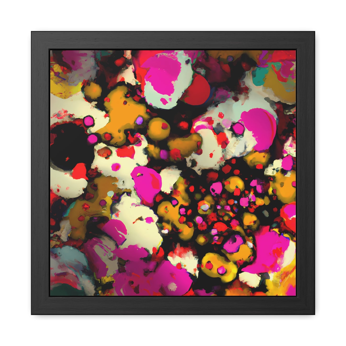 Fabstract 60 - on Framed Print