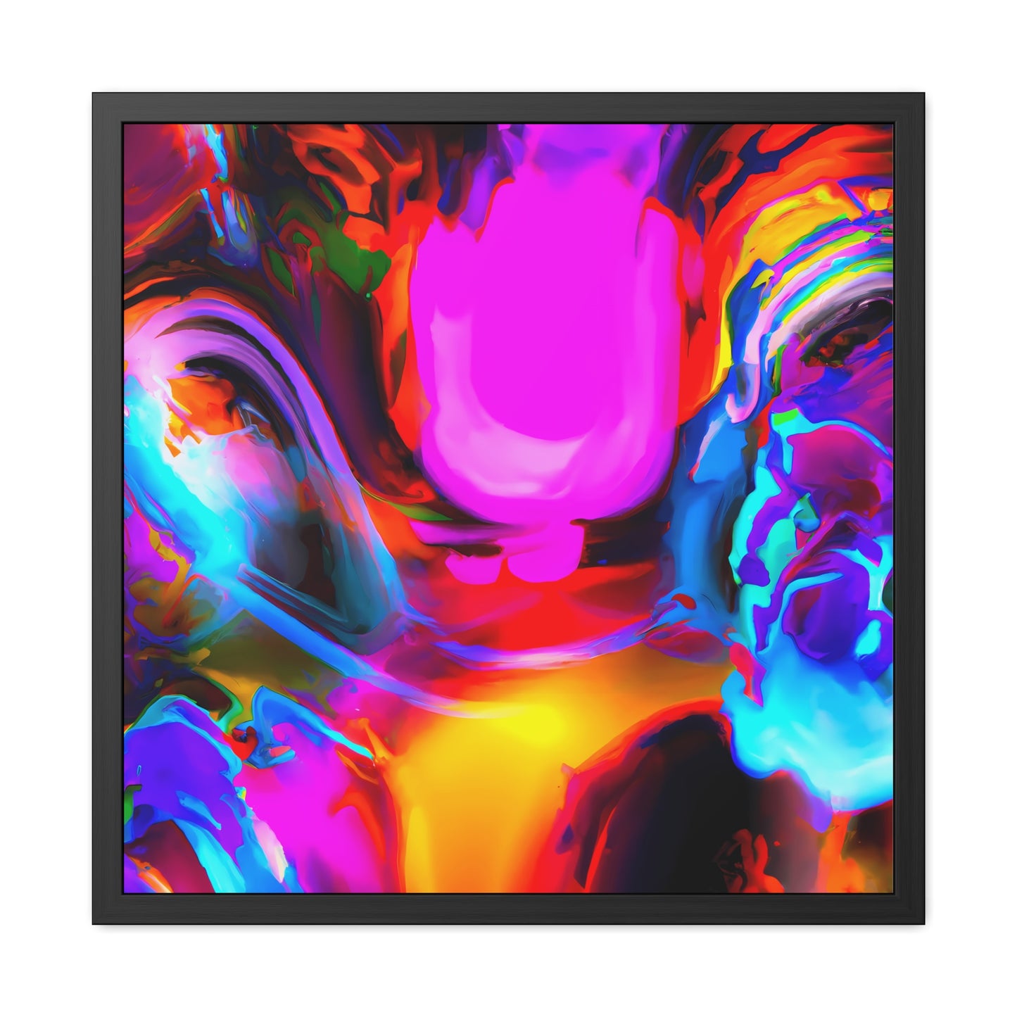 Fabstract 46 - on Framed Print