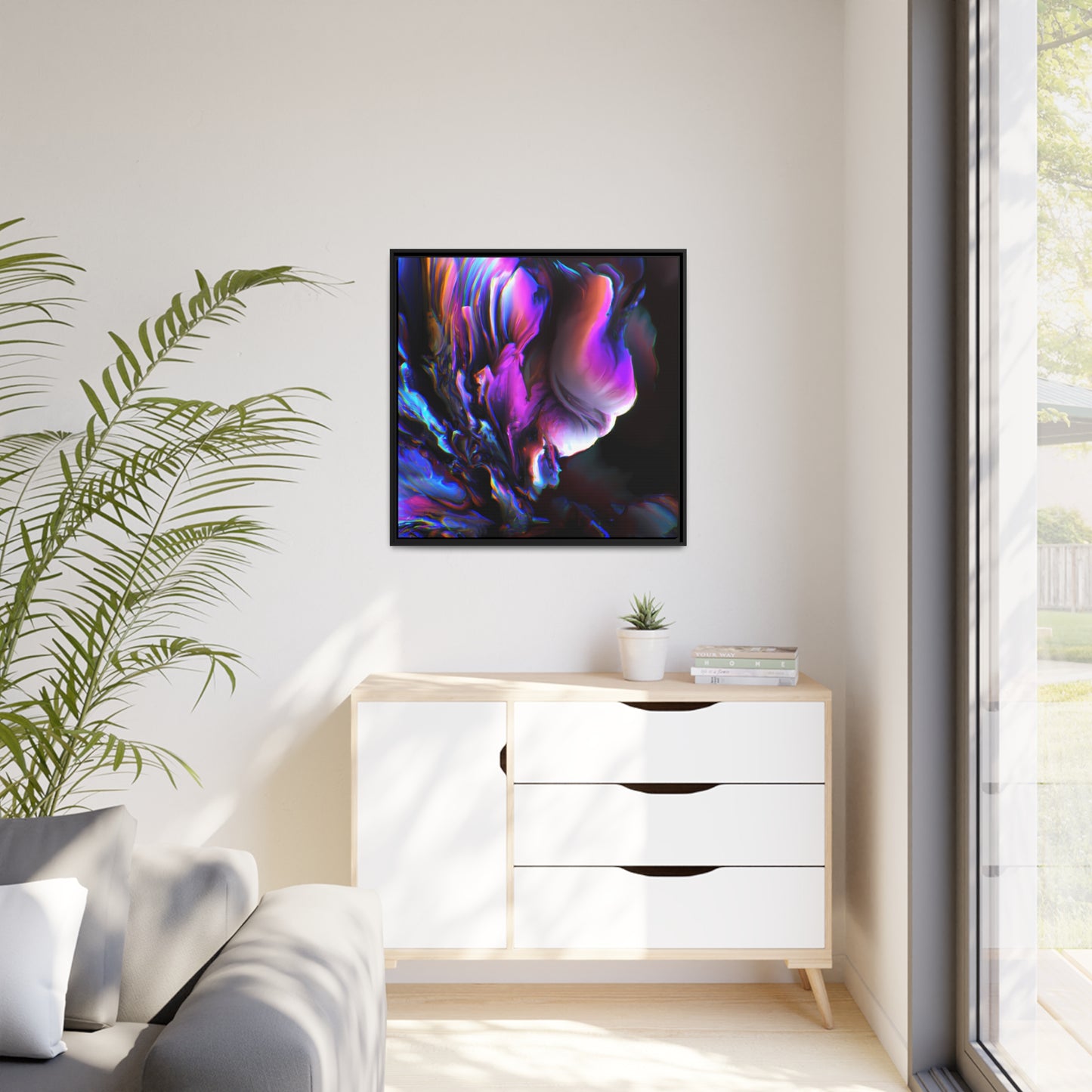 Quantum Euphoria 20 - on Framed Canvas