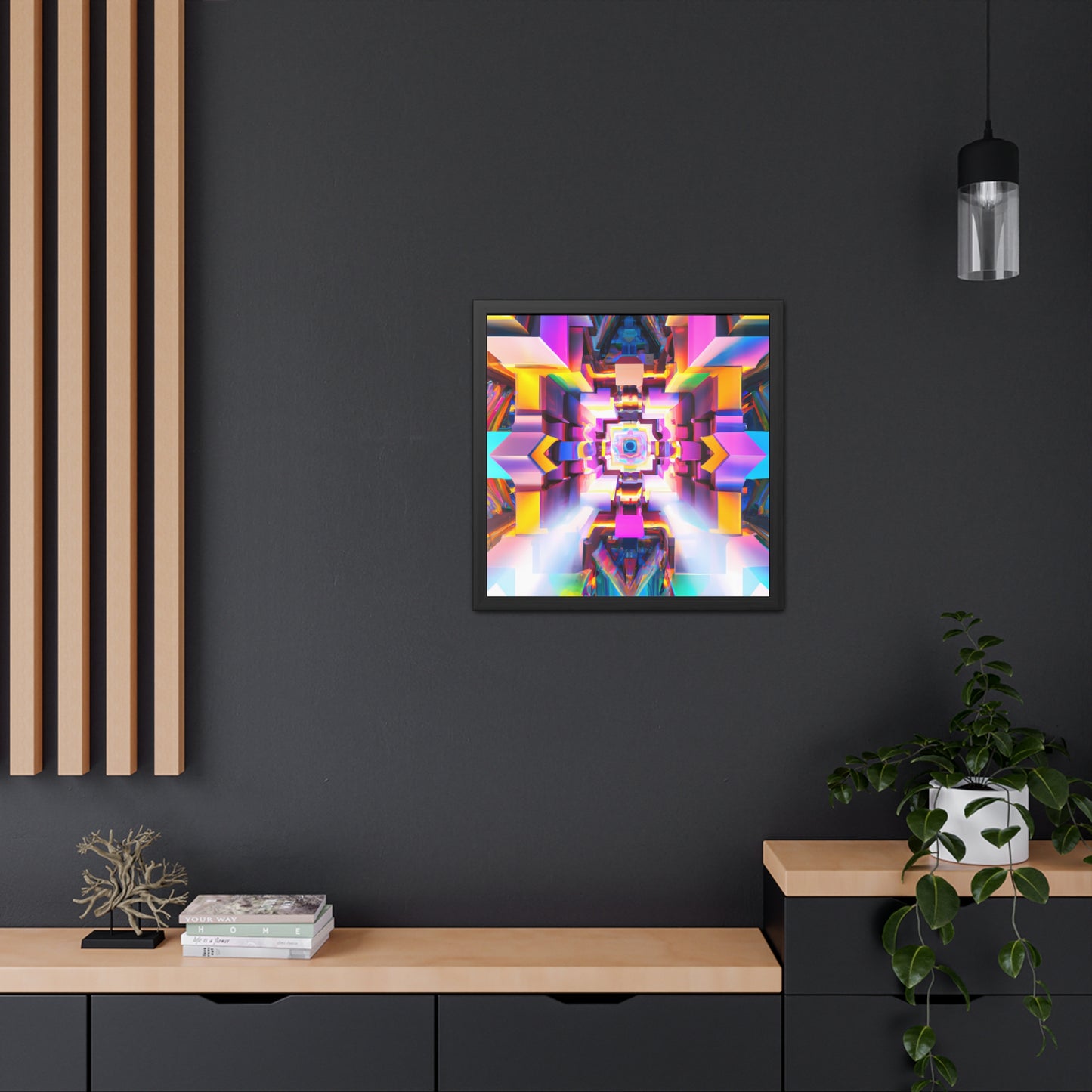 Temporal Flux 1 - on Framed Print