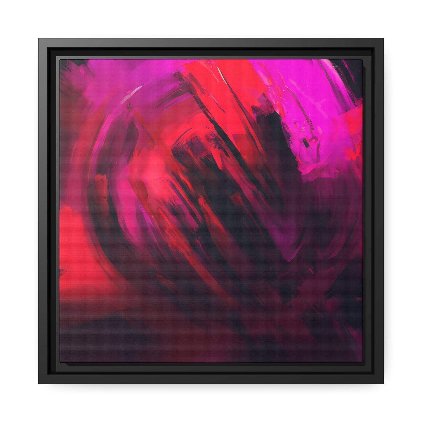 Fabstract 57 - on Framed Canvas