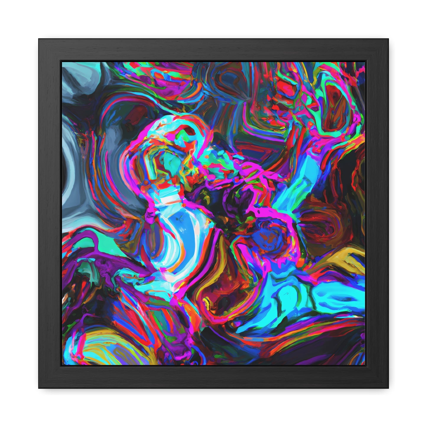 Fabstract 99 - on Framed Print