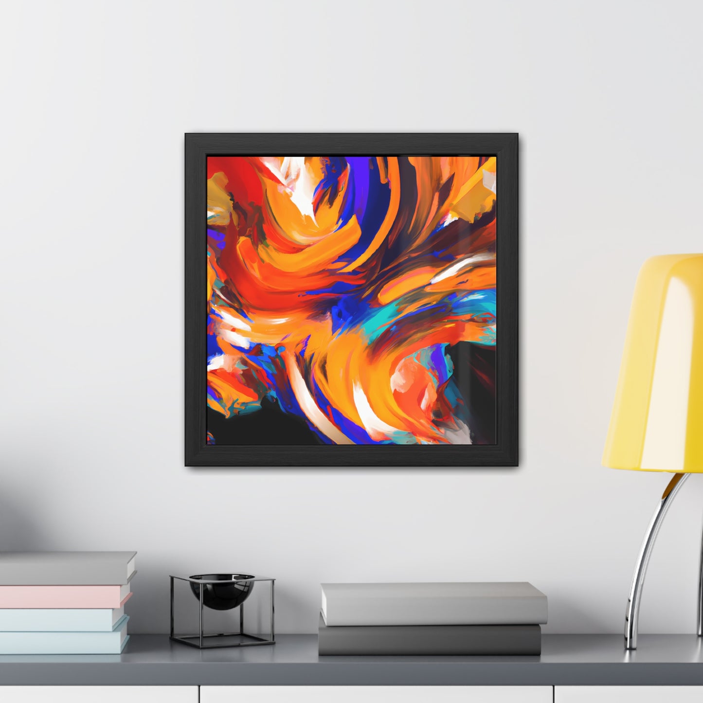 Fabstract 56 - on Framed Print