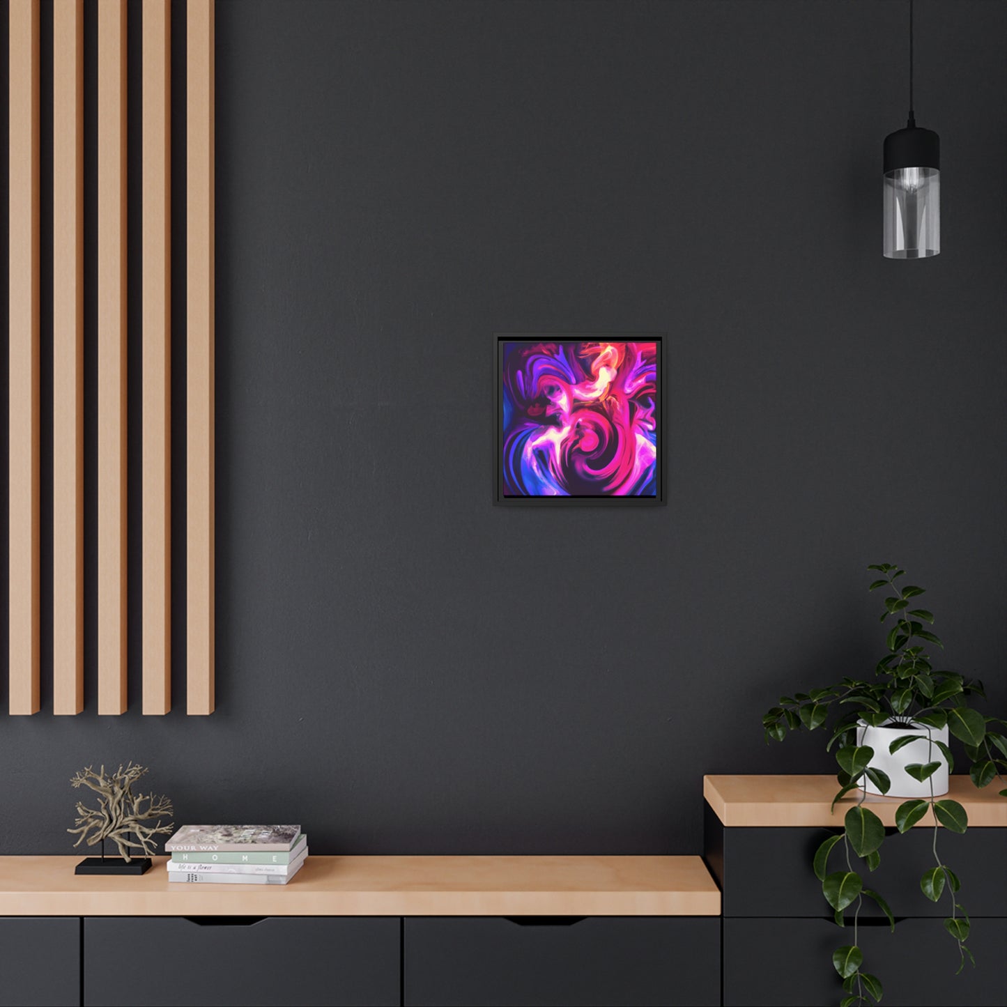 Quantum Euphoria 14 - on Framed Canvas