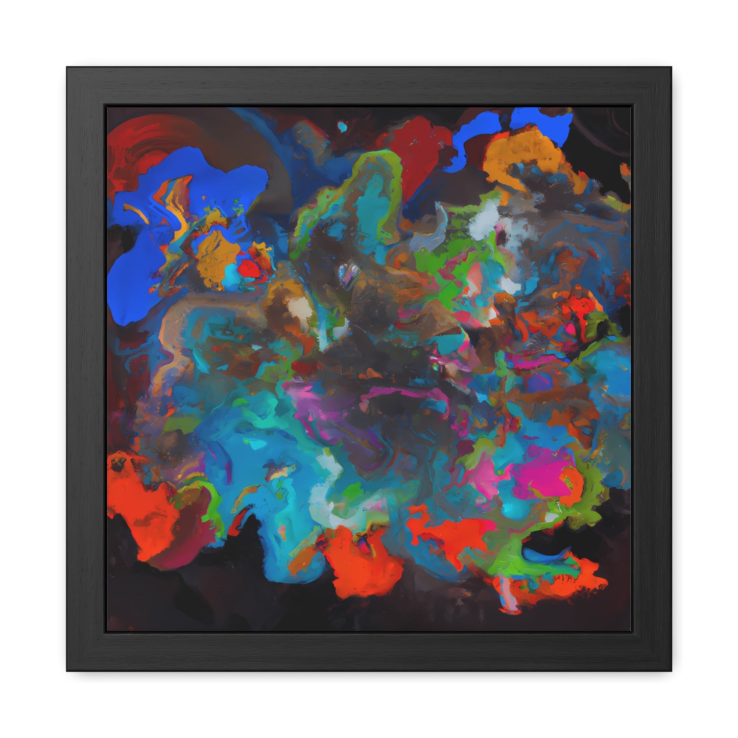 Fabstract 79 - on Framed Print