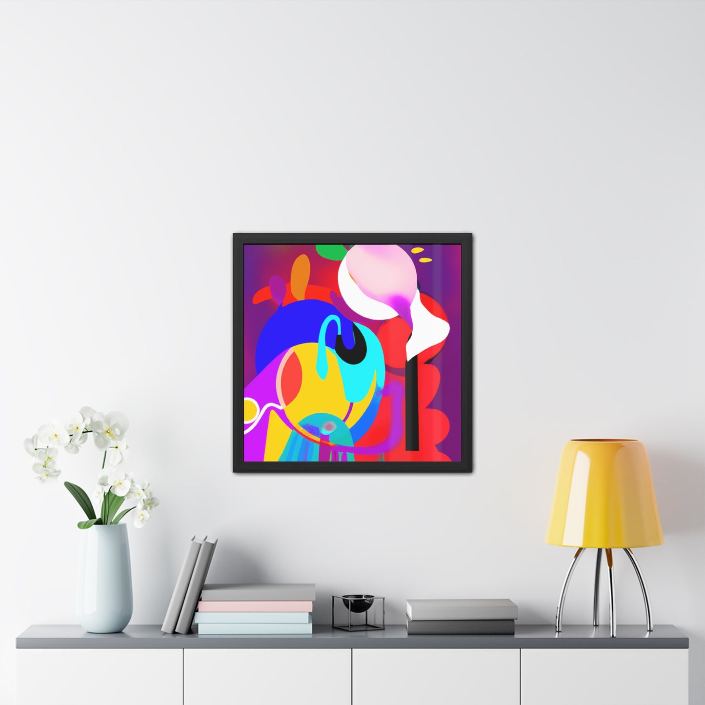 Fabstract 9 - on Framed Print