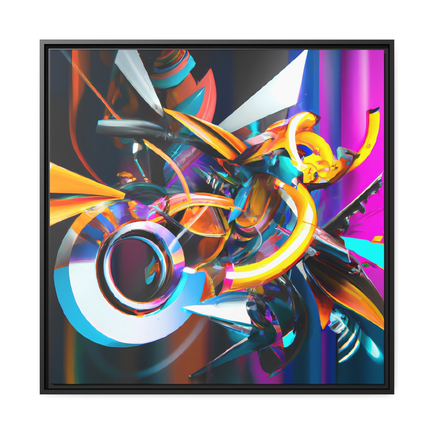 Temporal Flux 20 - on Framed Canvas