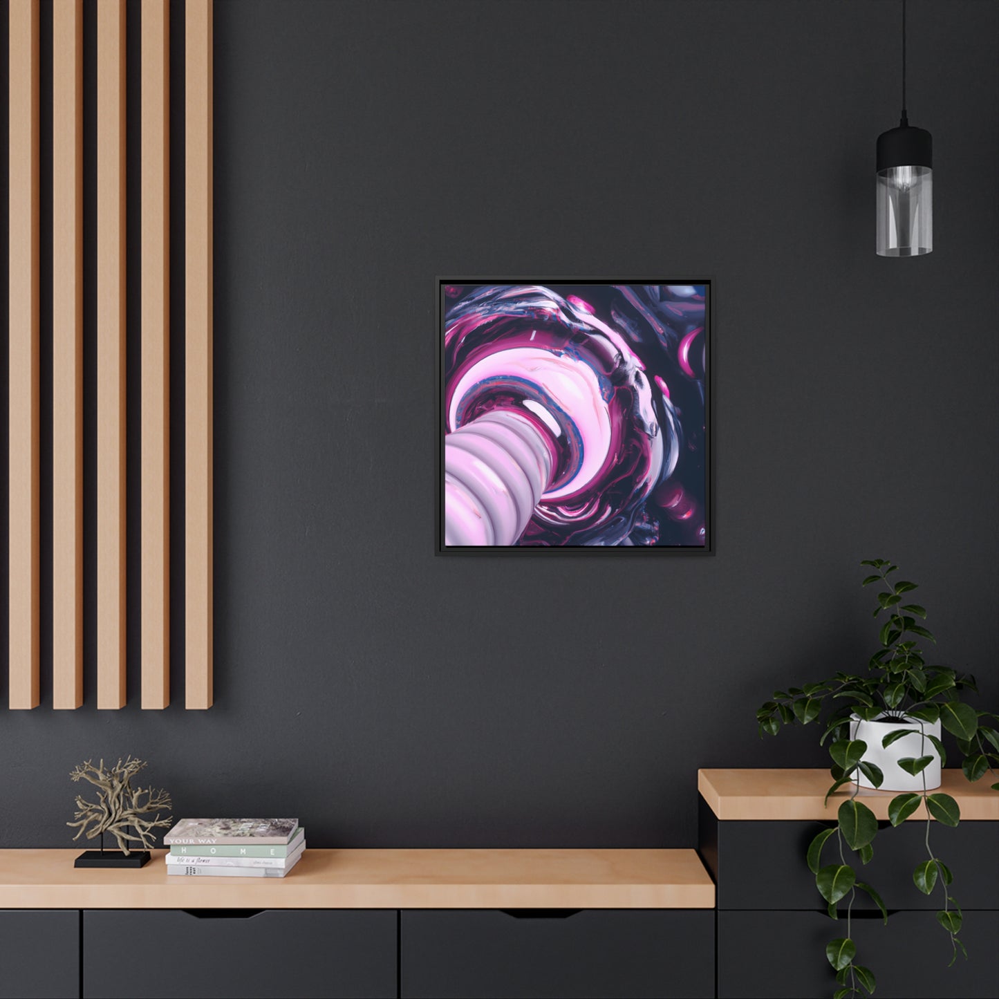 Temporal Flux 15 - on Framed Canvas