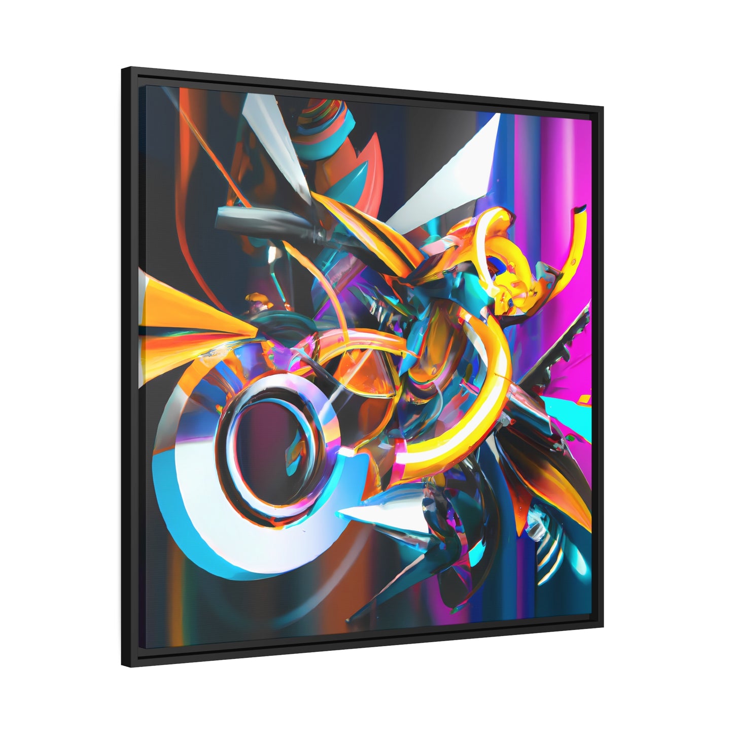 Temporal Flux 20 - on Framed Canvas