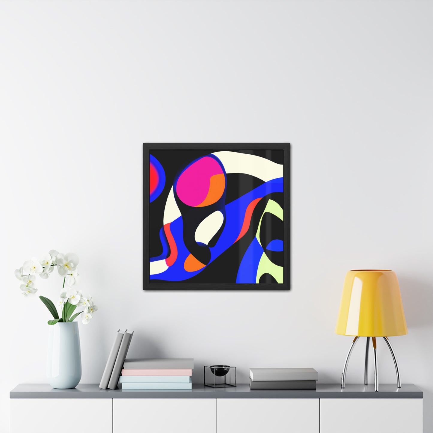 Fabstract 2 - on Framed Print