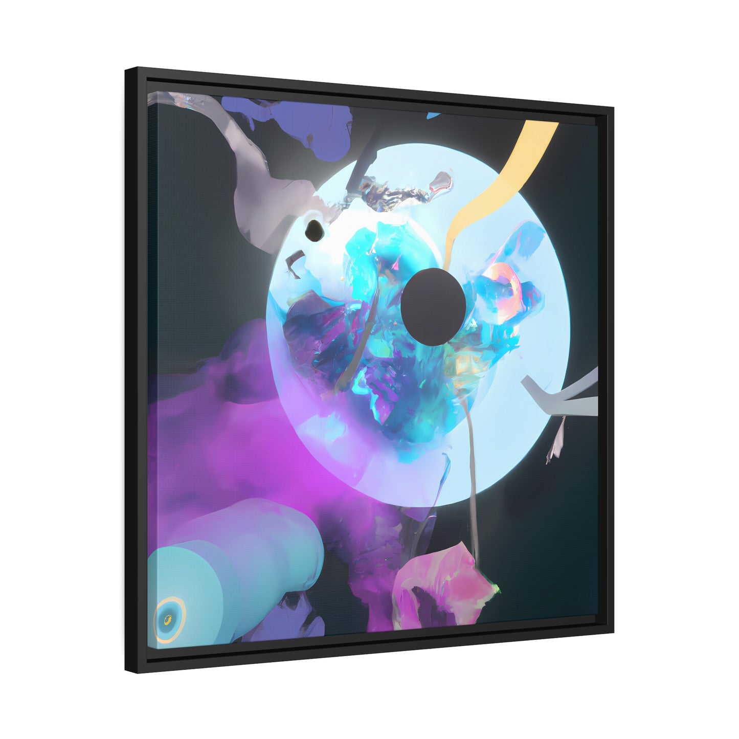 Neon Nexus 5 - on Framed Canvas