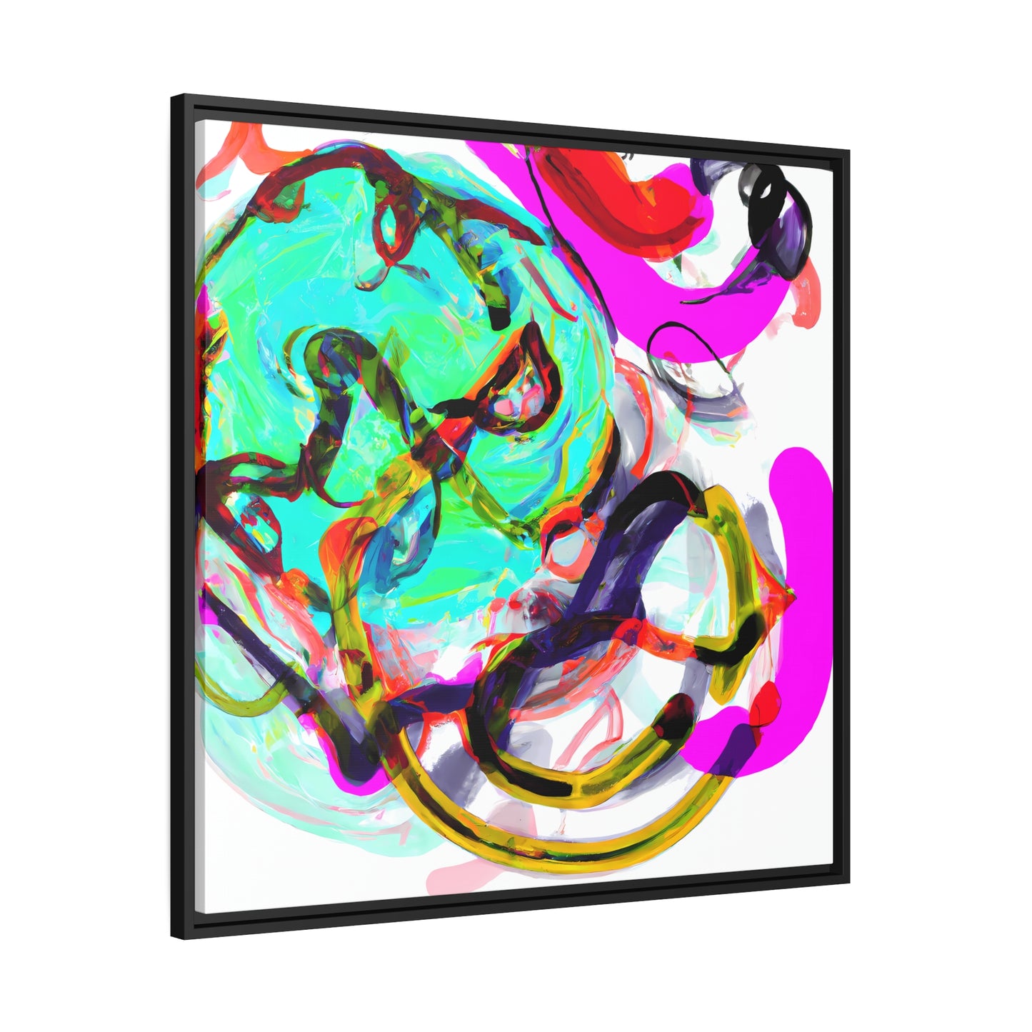 Future Graffiti 28 - on Framed Canvas