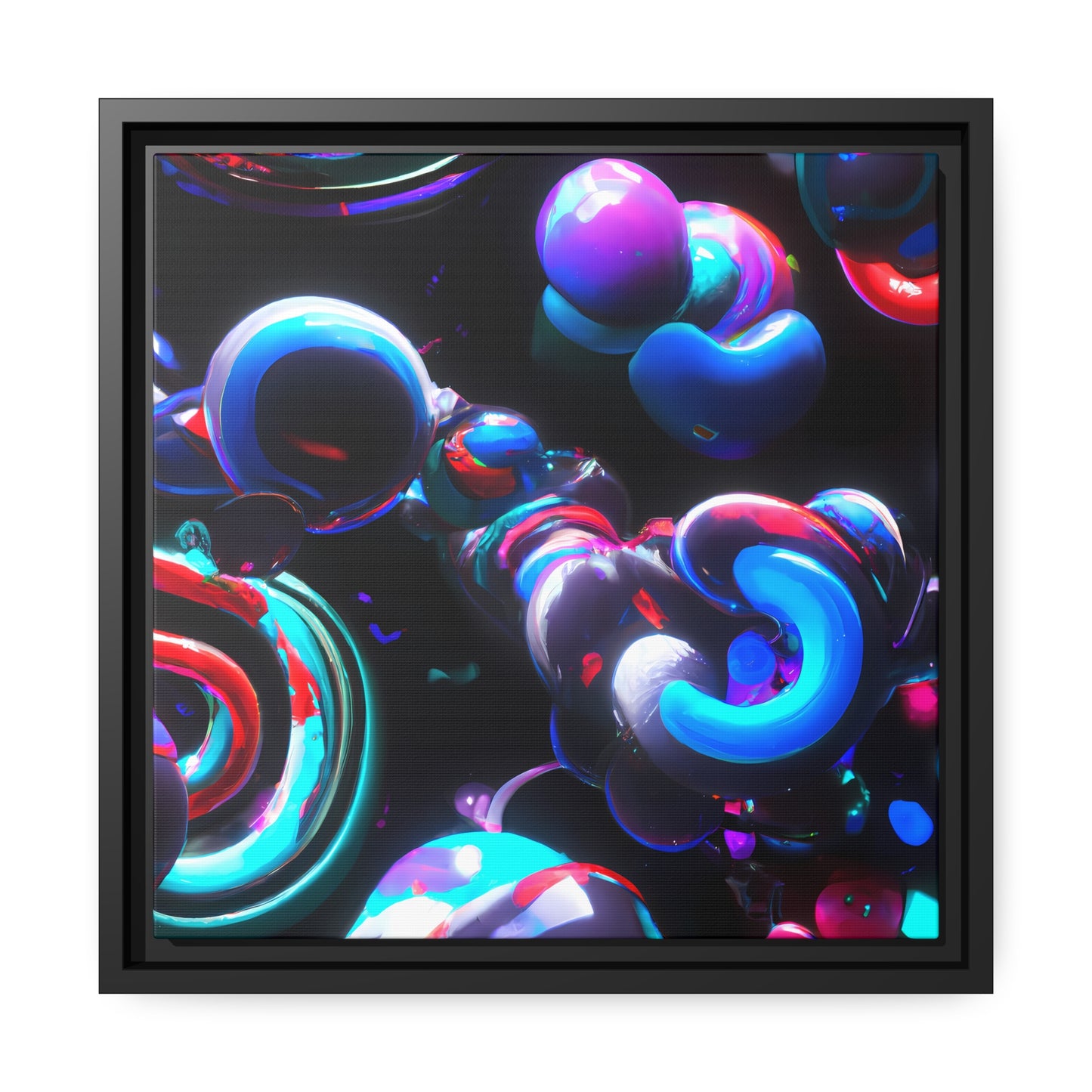 Temporal Flux 19 - on Framed Canvas