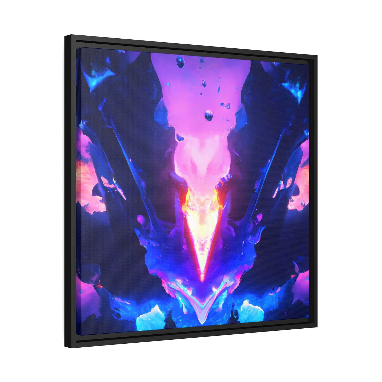 Neon Nexus 11 - on Framed Canvas