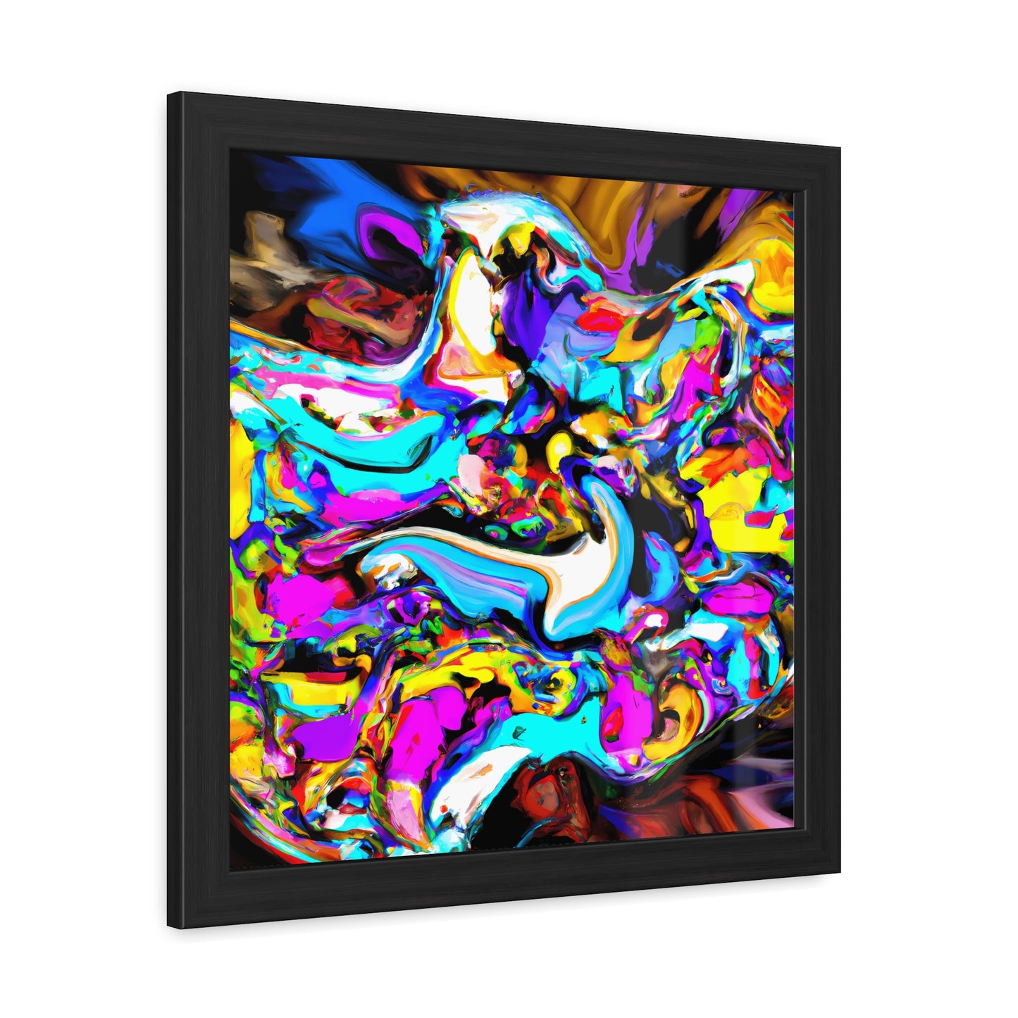 Fabstract 119 - on Framed Print