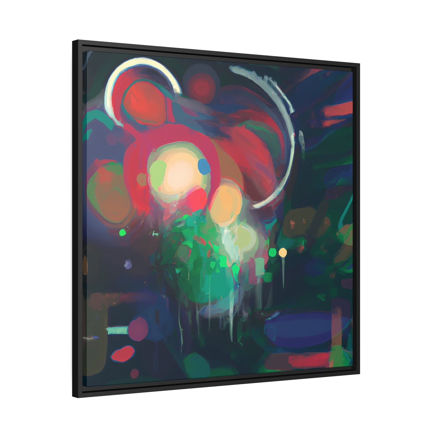 Fabstract 54 - on Framed Canvas